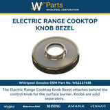 Whirlpool Seals and Gaskets WP8181850 replacement part