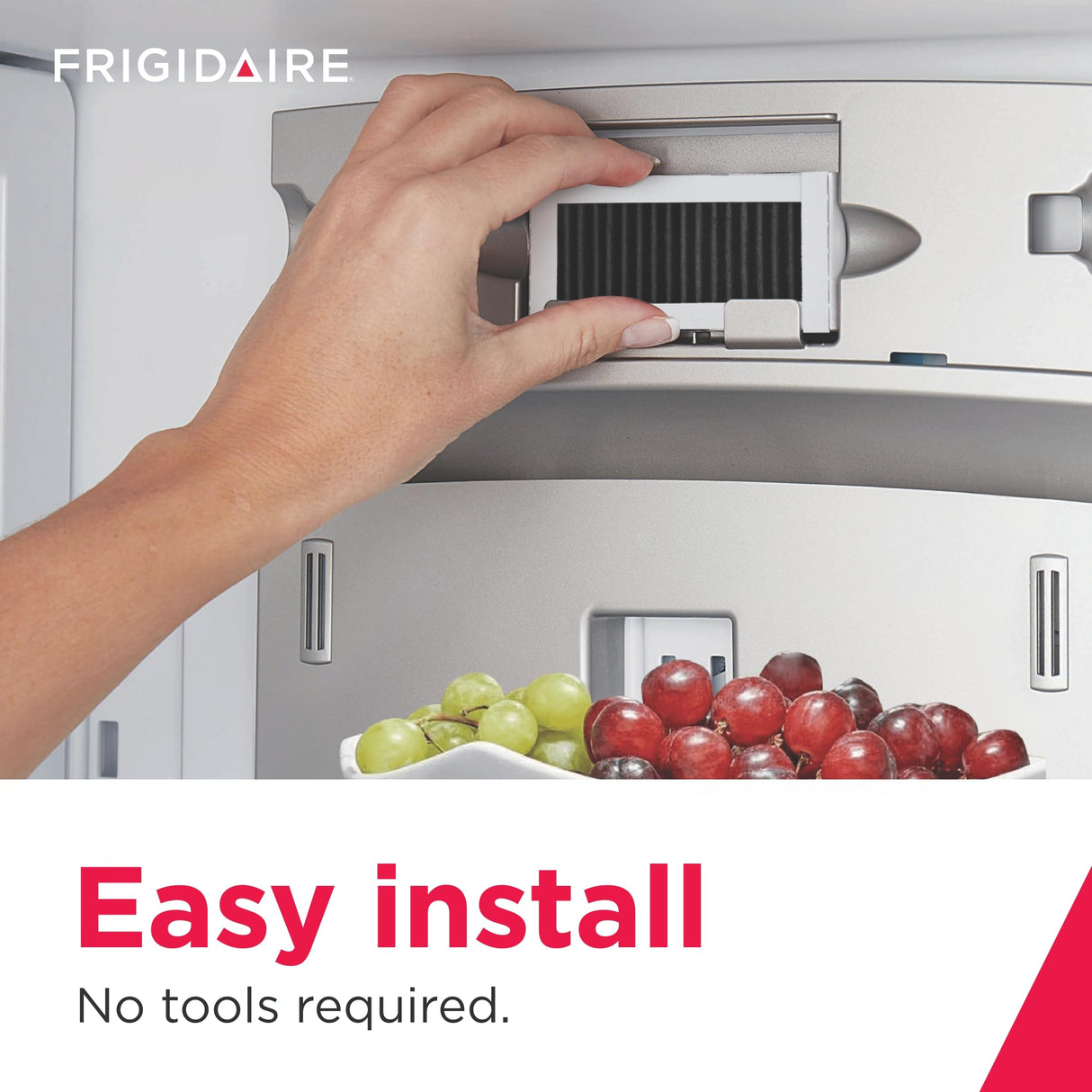 Frigidaire PAULTRA2 Pure Air Ultra II Refrigerator Air Filter with Carbon Technology to Absorb Food Odors, 3.8" x 1.8" , White