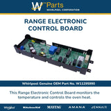 Whirlpool Circuit Boards and Touch Pads W11295990 replacement part