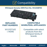 Whirlpool Circuit Boards and Touch Pads W11548762 replacement part