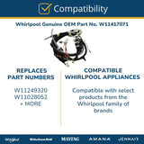 Whirlpool Wire Plugs and Connectors W11417071 replacement part