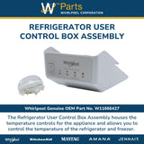 Whirlpool Timers W11666427 replacement part