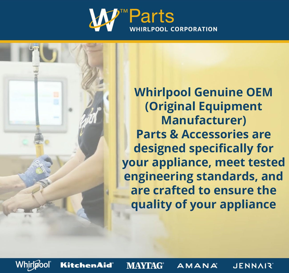 Whirlpool W11524106 Genuine OEM Washer Detergent Dispenser