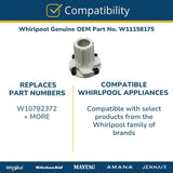 Whirlpool Agitators W11158175 replacement part