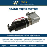 Whirlpool Stand Mixer Parts WPW10517938 replacement part