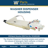 Whirlpool Dispensers W11621181 replacement part