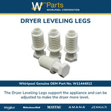 Whirlpool Legs and Feet W11444912 replacement part