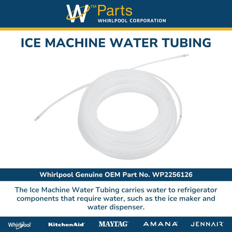 Whirlpool WP2256126 Genuine OEM Ice Machine Water Tubing Replacement Part - Replaces 936479, 978031, 4317969, and more