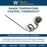 Whirlpool Thermostats WP74009277 replacement part
