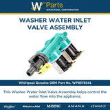 Whirlpool Valves WP8578341 replacement part