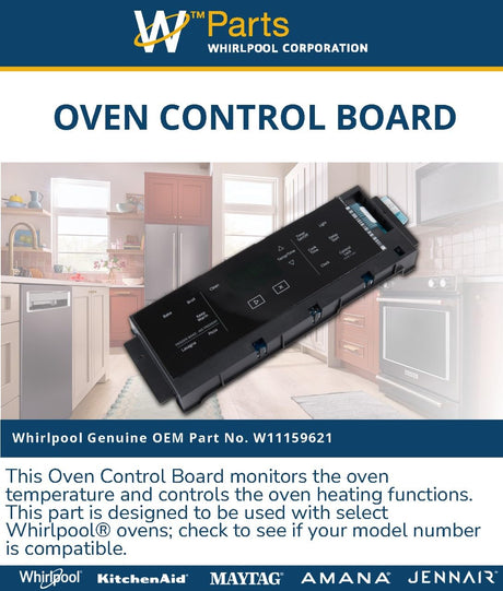 Whirlpool W11159621 Genuine OEM Oven Control Board