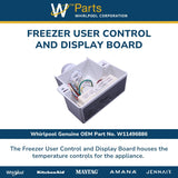 Whirlpool Circuit Boards and Touch Pads W11496886 replacement part