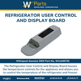 Whirlpool Timers W11446726 replacement part