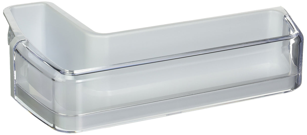Samsung DA97-11478A Refrigerator Middle Door Shelf Bin with Guard Assembly, Left, White