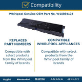 Whirlpool Circuit Boards and Touch Pads W10894102 replacement part