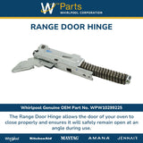 Whirlpool Hinges WPW10299225 replacement part