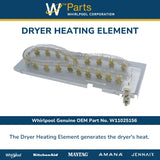 Whirlpool Elements and Burners W11025156 replacement part