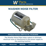 Whirlpool Filters W11614635 replacement part