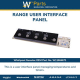 Whirlpool Circuit Boards and Touch Pads W11664671 replacement part