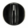 Bosch 00650847 Genuine OEM Burner Knob (Black w/Metalic Accents) Cooktops