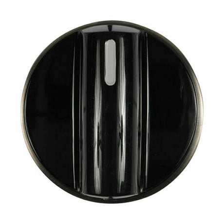 Bosch 00650847 Genuine OEM Burner Knob (Black w/Metalic Accents) Cooktops