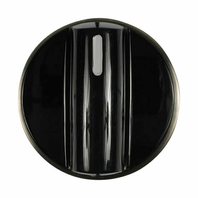Bosch 00650847 Genuine OEM Burner Knob (Black w/Metalic Accents) Cooktops