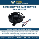 Whirlpool Timers W11455373 replacement part