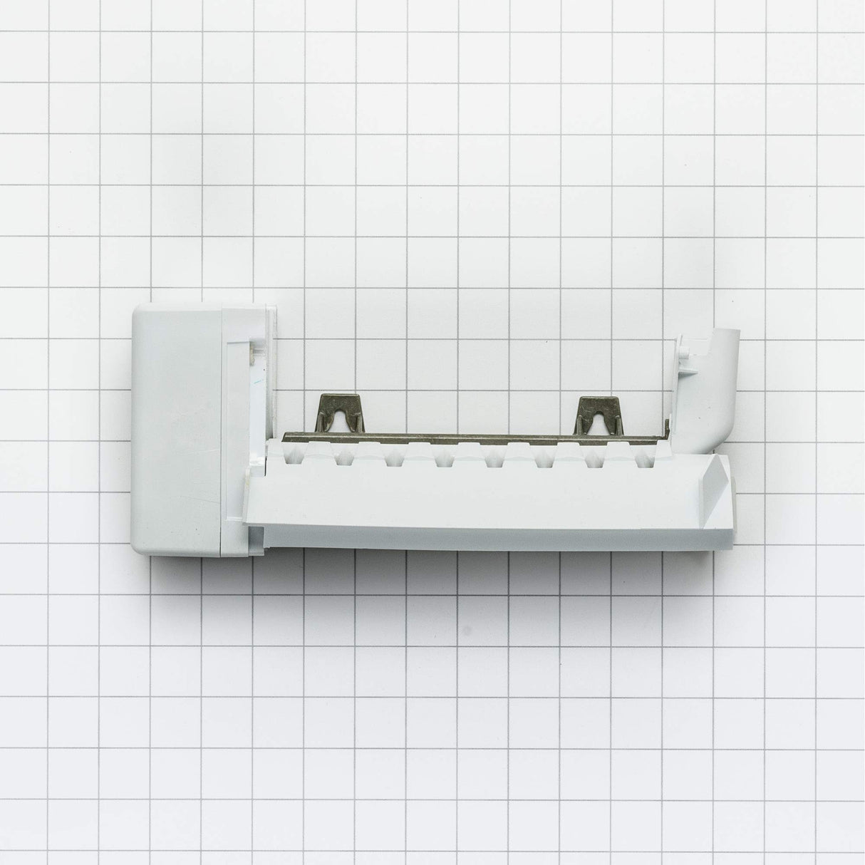Whirlpool 2198597 OEM Refrigerator Ice Maker Assembly Icemaker, White