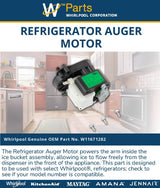 Whirlpool Motors W11671282 replacement part
