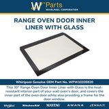 Whirlpool Doors WPW10335920 replacement part