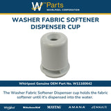 Whirlpool Dispensers W11160642 replacement part