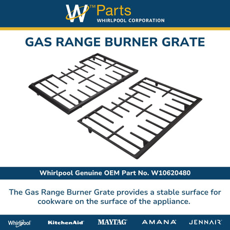 Gas Range Burner Grate Set