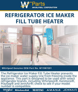 Whirlpool Hoses and Tubes W11087201 replacement part