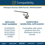 Whirlpool Valves WPW10118347 replacement part