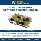 Whirlpool Timers W11556727 replacement part
