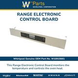 Whirlpool Circuit Boards and Touch Pads W10915661 replacement part