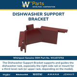 Whirlpool Brackets and Flanges W11573754 replacement part