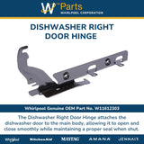 Whirlpool Hinges W11612303 replacement part