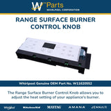 Whirlpool Circuit Boards and Touch Pads W11620552 replacement part