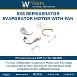 Whirlpool Fans and Blowers 8201589 replacement part