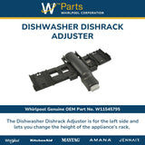 Whirlpool Dishracks W11545795 replacement part