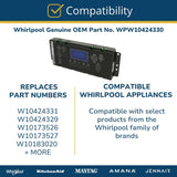 Whirlpool Circuit Boards and Touch Pads WPW10424330 replacement part