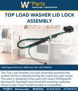 Whirlpool Latches W11700916-FBA replacement part