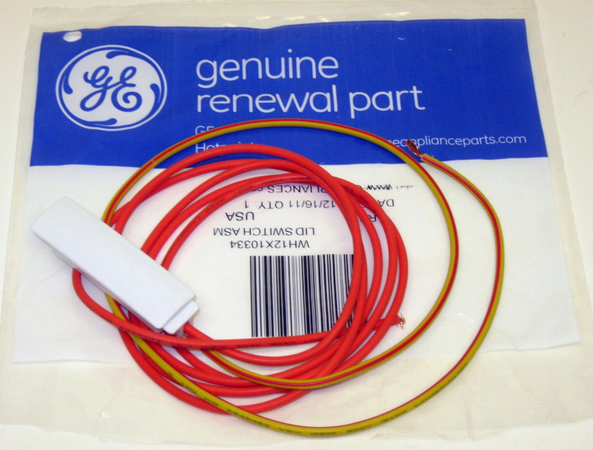 GE WH12X10334 Genuine OEM Lid Switch Assembly