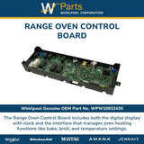 Whirlpool Circuit Boards and Touch Pads WPW10632435 replacement part
