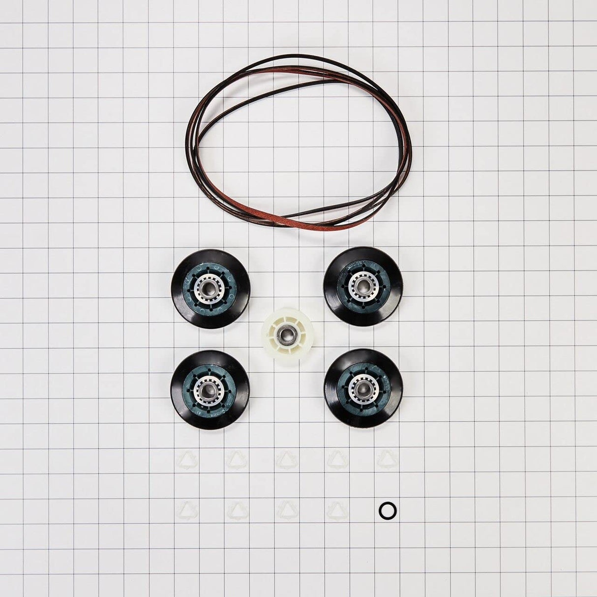Whirlpool 4392067RC Genuine OEM Maintenance Kit For Dryers – Replaces 2015, 4392067RC, 80047