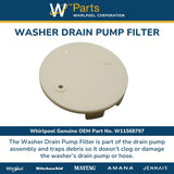 Whirlpool Pumps W11568797 replacement part