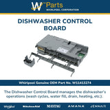 Whirlpool Circuit Boards and Touch Pads W11413274 replacement part