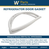 Whirlpool Timers WPW10443321 replacement part