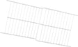 GE WR71X2086 Genuine OEM Wire Shelf (White) for GE Refrigerators